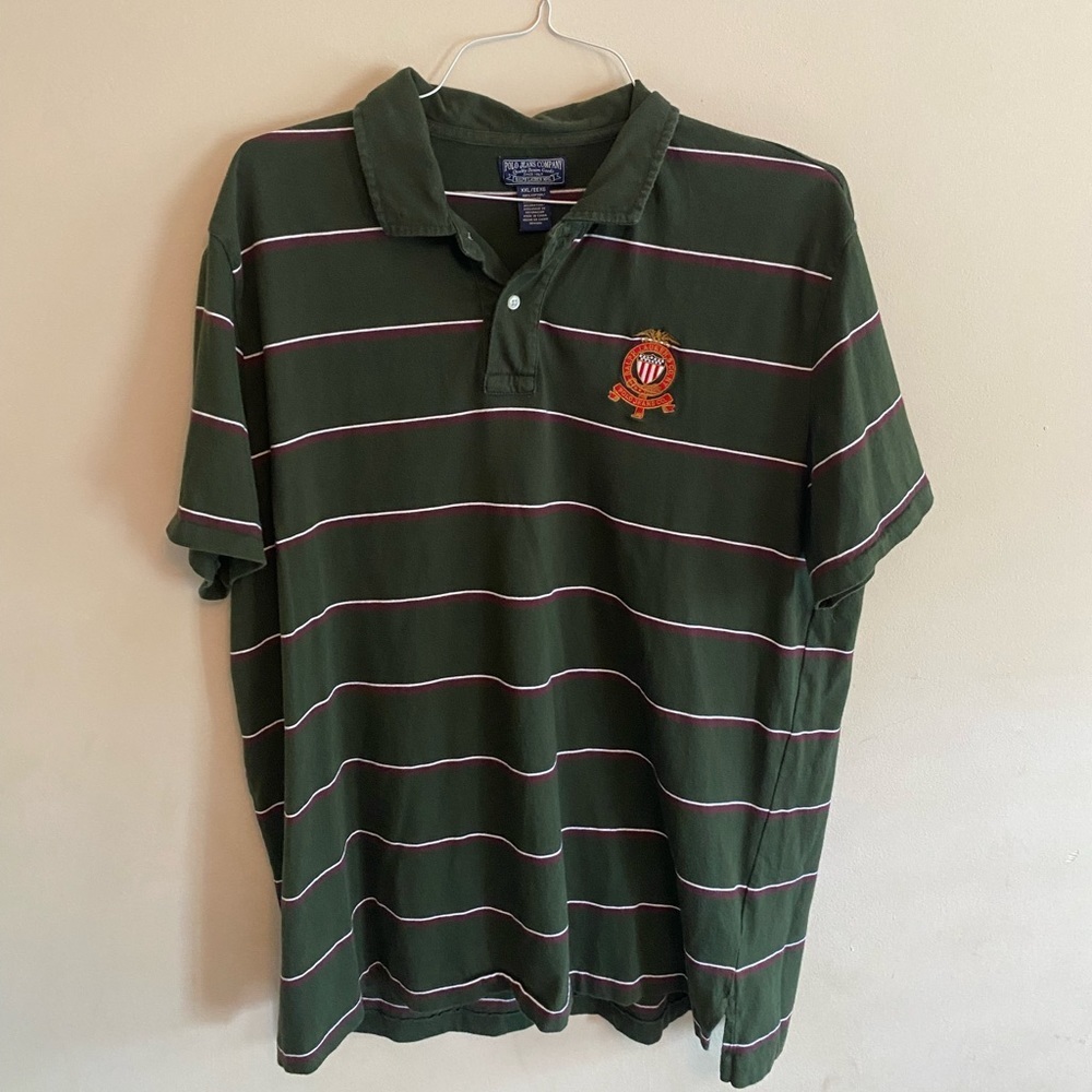 Vintage Polo Jeans Ralph Lauren Striped Shirt